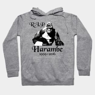 Rest In Peace Harambe gorilla Hoodie